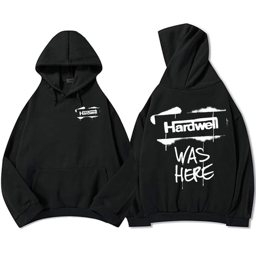Mikiny Hardwell Was Here Ležérní s dlouhým rukávem Podzimní mikiny Pánské Dámské Oblečení Módní Fleecové Teplé Unisex Hip Hop