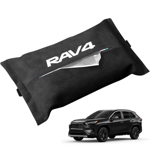 

OuTLife New RAV4 Exclusive MXAA52/MXAA54/AXAH52/AXAH54~ Compatible RAV4 Custom Car Tissue Case Tissue Holder Storage Box Can Hold All Tissues Exc