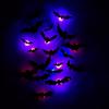 3D PET Glowing Bat LED Wall Stickers 12/24 PCS No Damage to Wall Decals for Halloween Family Gathering Party Decor