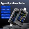 Multifunction Digital Voltage Current Meter For USB C Devices Data Display Digital Ammeter Voltmeter Aluminum Case