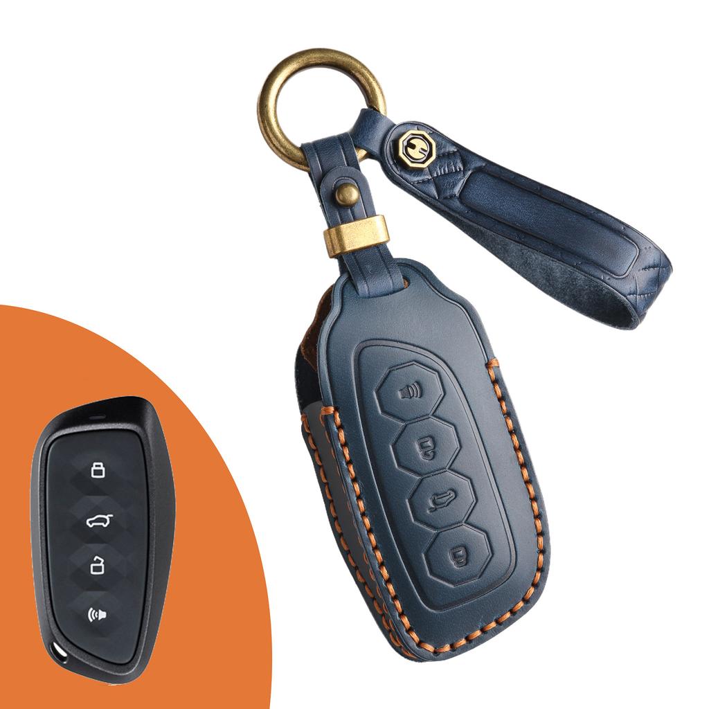 Anwendbar auf Haval zweite Generation Big Dog Schlüsselset 23 göttliche Bestien 2023 Harvard Kugou Auto Xiaolong max Schale Schnalle echtes Leder