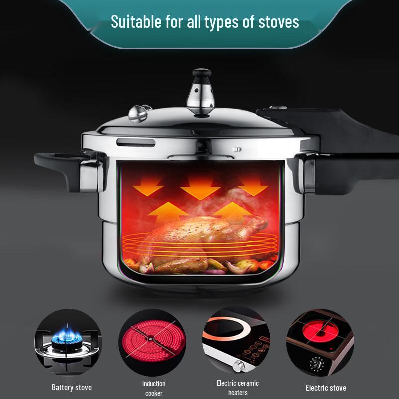 OLOEY 20cm Universal Pressure Cooker