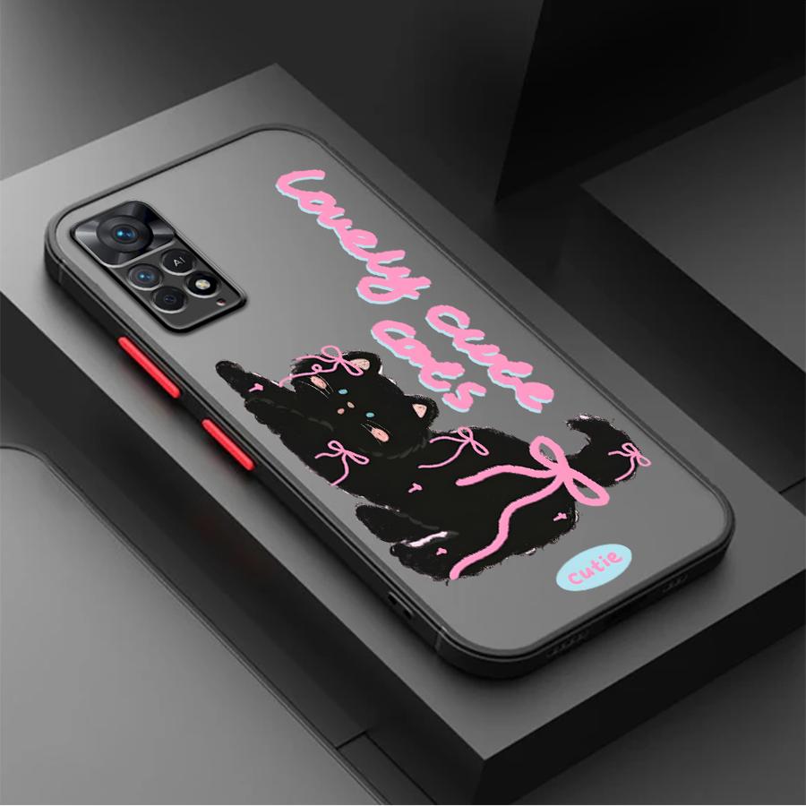 Cartoon Character Cat Case for Xiaomi Redmi Note 14 13C 9S 13 Pro Plus A4 11 14C 12 10 Funda Back Phone Cover