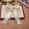Women Elegant Long Ribbon Bow Hair Clips Fashion Korean Spring Hairpins Girls Sweet Chiffon Bowknot Hairgrip Headwear Ornament