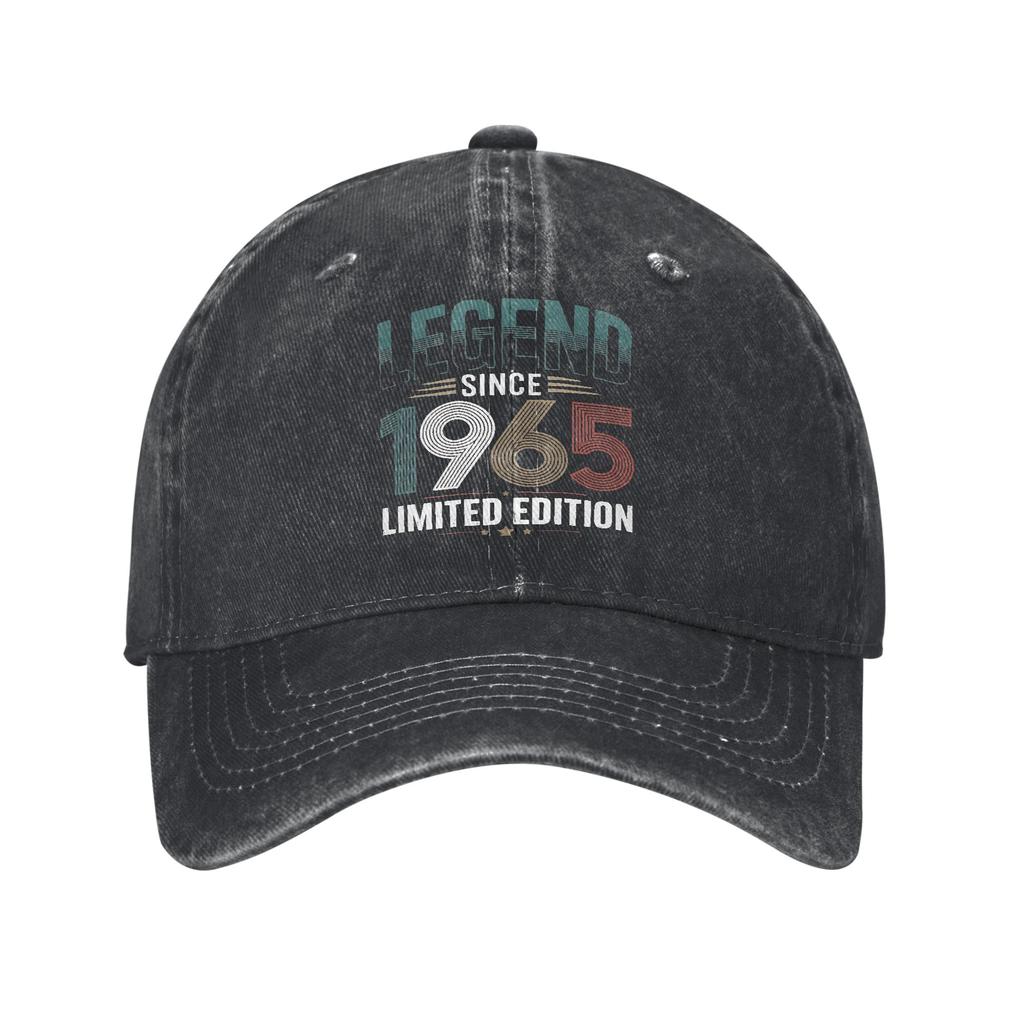 60 Jahre Alte Legende Seit 1965 60. Geburtstag Sonne Baseballkappe Herren Design Hip Hop Hüte Sommer Streetwear Outdoor Baseballkappen