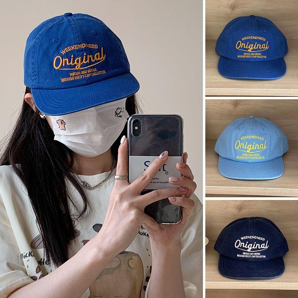 Zealous Sole Women's Royal Blue Casual Breathable Baseball Cap Hip Hop Embroidery Snapback Hat Spring Summer Outdoor Visor For Men