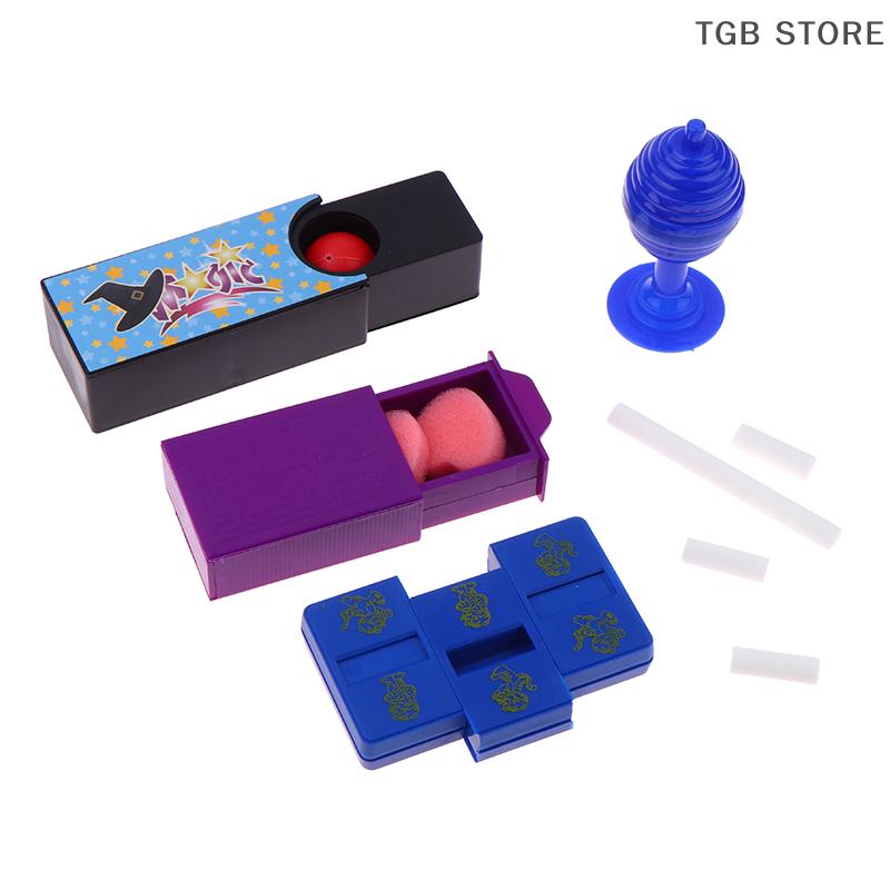 1Pc Changeable Magic Box Puzzle Interaction Close-Up Magic Props Tricks Classic Funny Gadgets Kids Toys