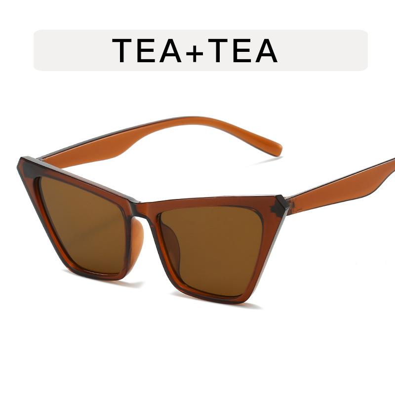 European American Stylish Man Sunglasses Fashion Cat Eye Shape Women's Sun Glasses Driving Hiking Women's Sunglass