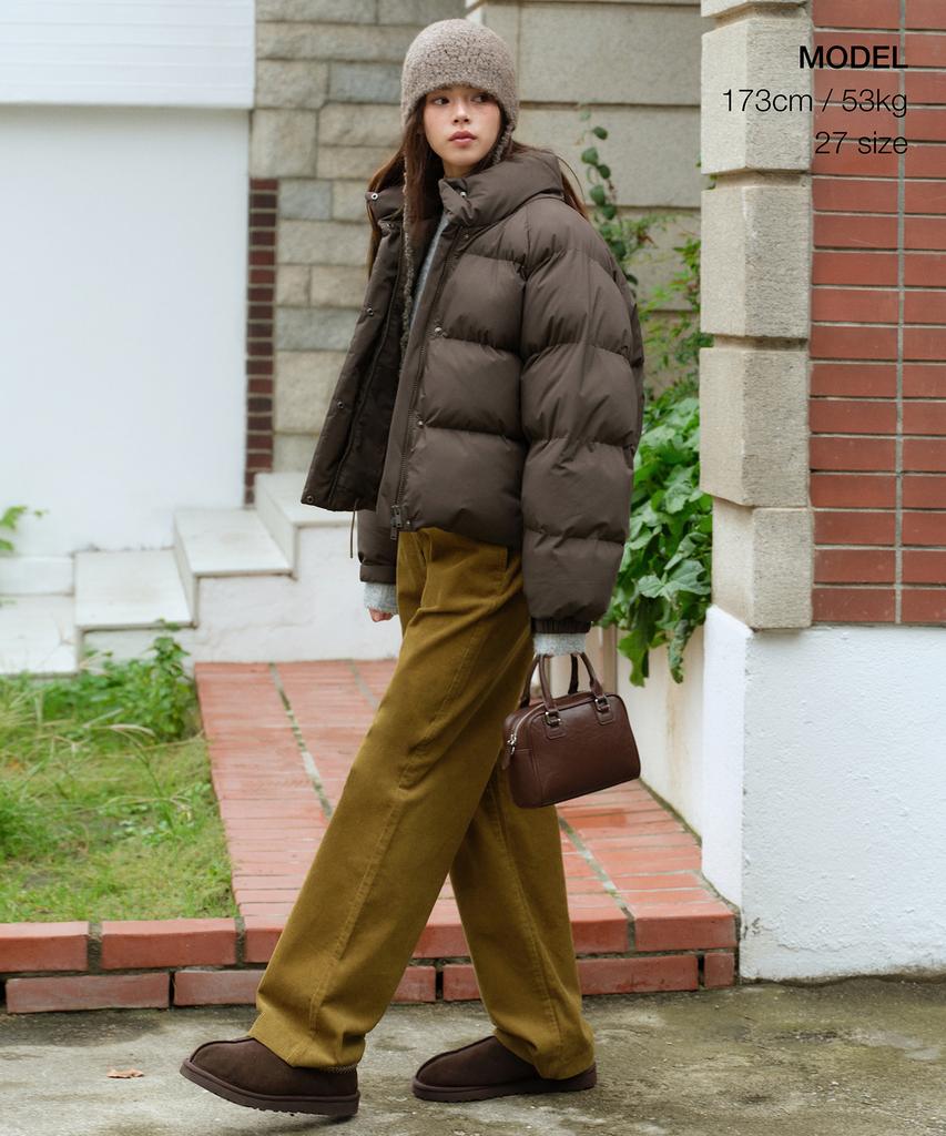 MUSINSA STANDARD WOMAN Women'S Wide Corduroy Pants [Olive]
