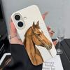 High-Class Horse Phone Case For Iphone 17 15 16 14 Plus 13 12 11 Pro Max 17Air Anti-Fingerprint Soft Cover Funda