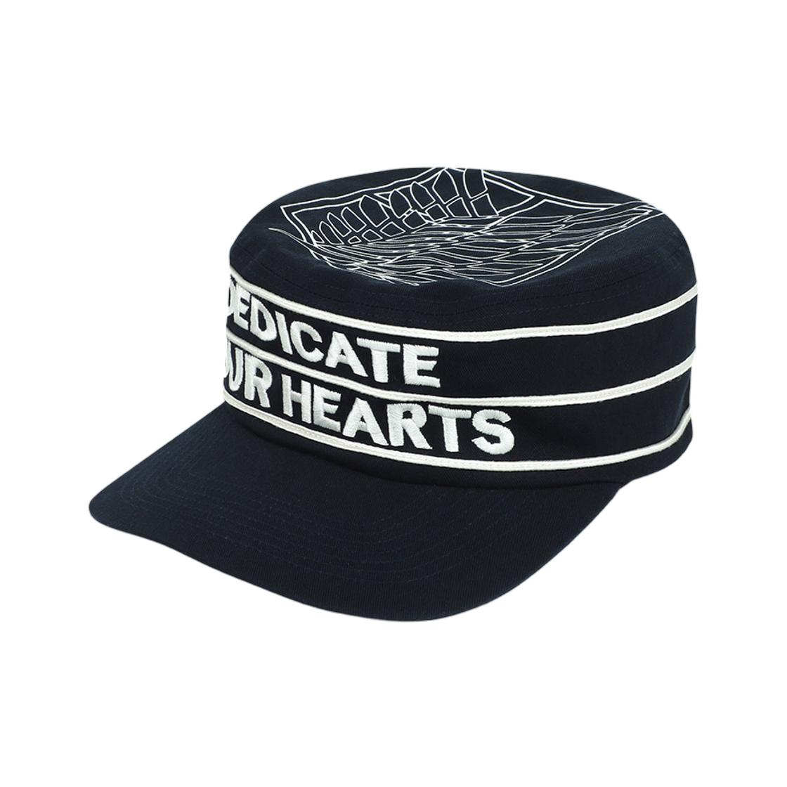 MAHAGRID x Attack On Titan Survey Corp Pillbox Cap Navy ONE SIZE синий
