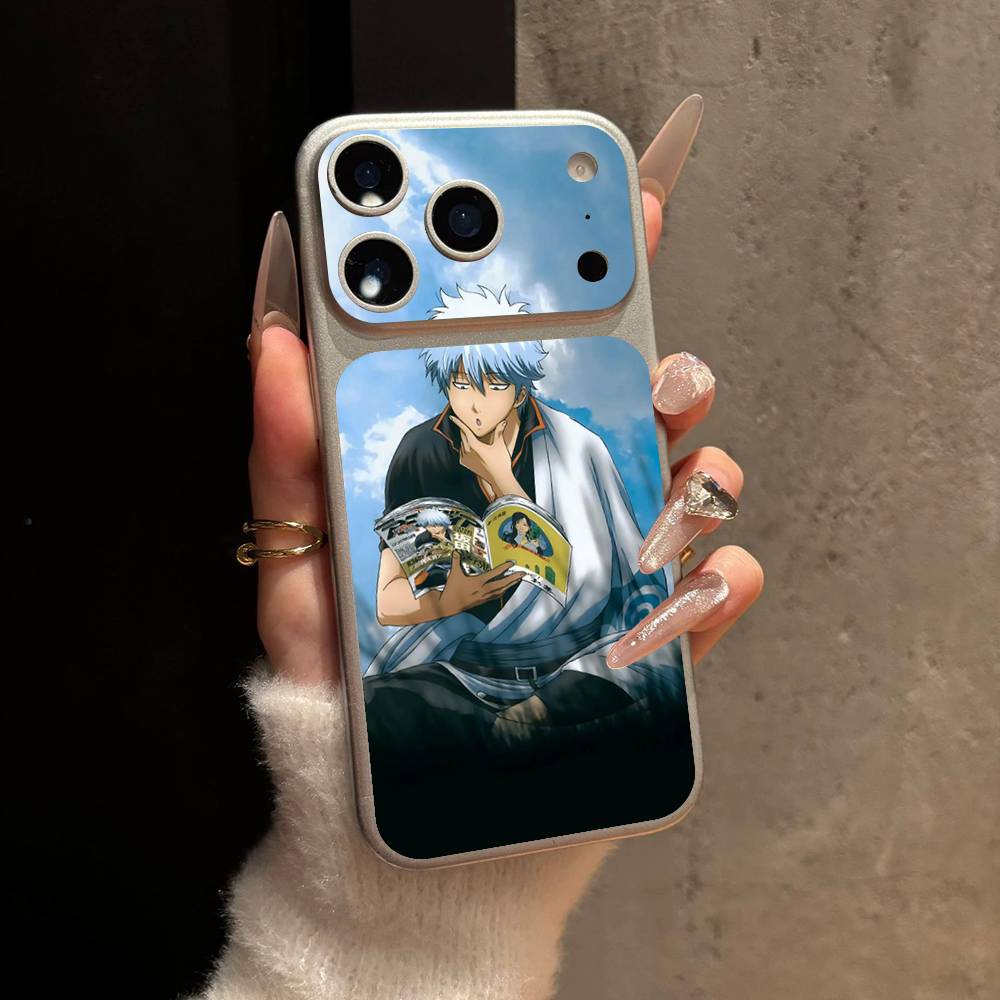 

G-GINTAMA Anime Wrap Sticker for iPhone17 pro/17pro max Phone Decal Skin Rear Protector Case Film Full Cover iPhone 17 Pro