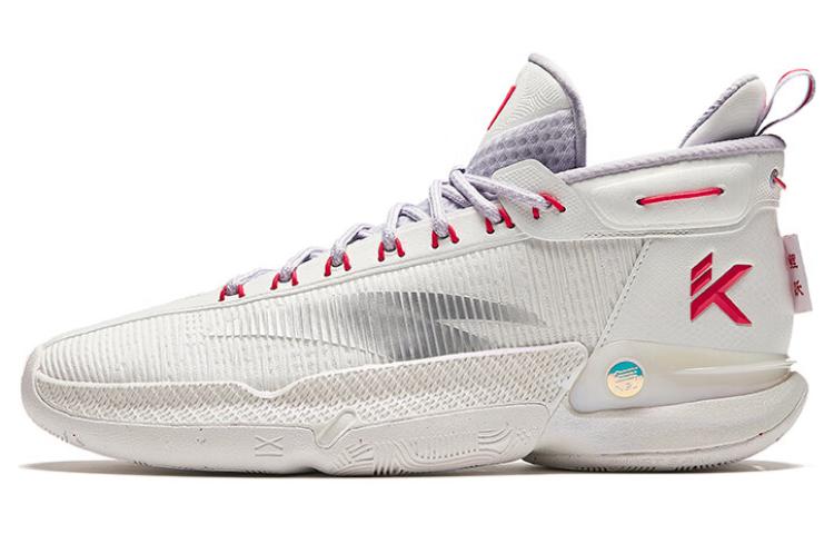 Heren Sneakers Anta KT9 Stikstof Technologie Mid-top Basketbalschoenen Heren Wit 41