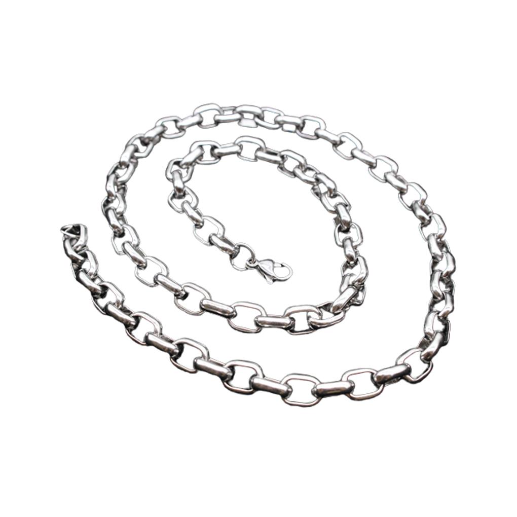 

Портативный Простой Дизайн Современный Стиль Танцы Хип-хоп Ожерелье из Нержавеющей Стали Мальчики Вечеринка Банкет Цепочка на Шею Ювелирные Изделия