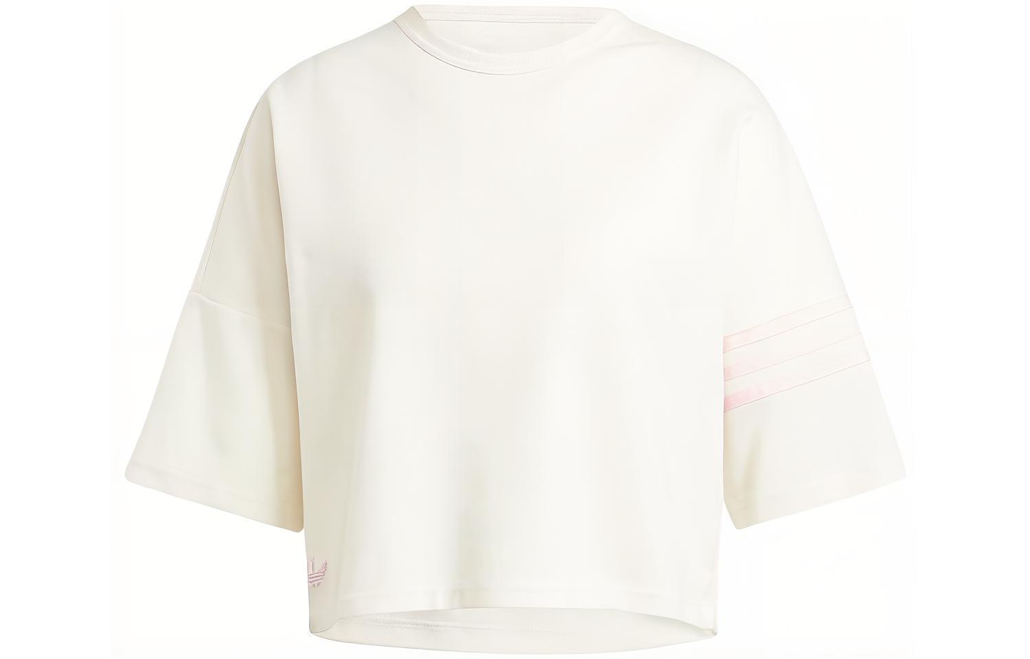Adidas Originals Neuclassics Drop Shoulder Sleeve T Shirt Women s White IU2500 M