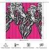 Chique Retro Damesmode Douchegordijn Pop Art Print voor Badkamerdecoratie