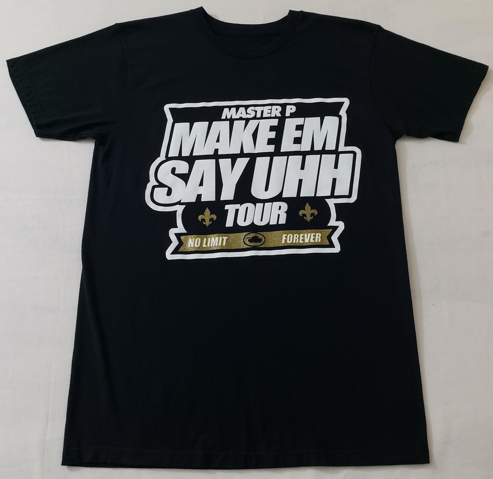 Vintage Master P Concert Tour T-Shirt Sz Medium Hip Hop Rap Tee No Limit Records XL