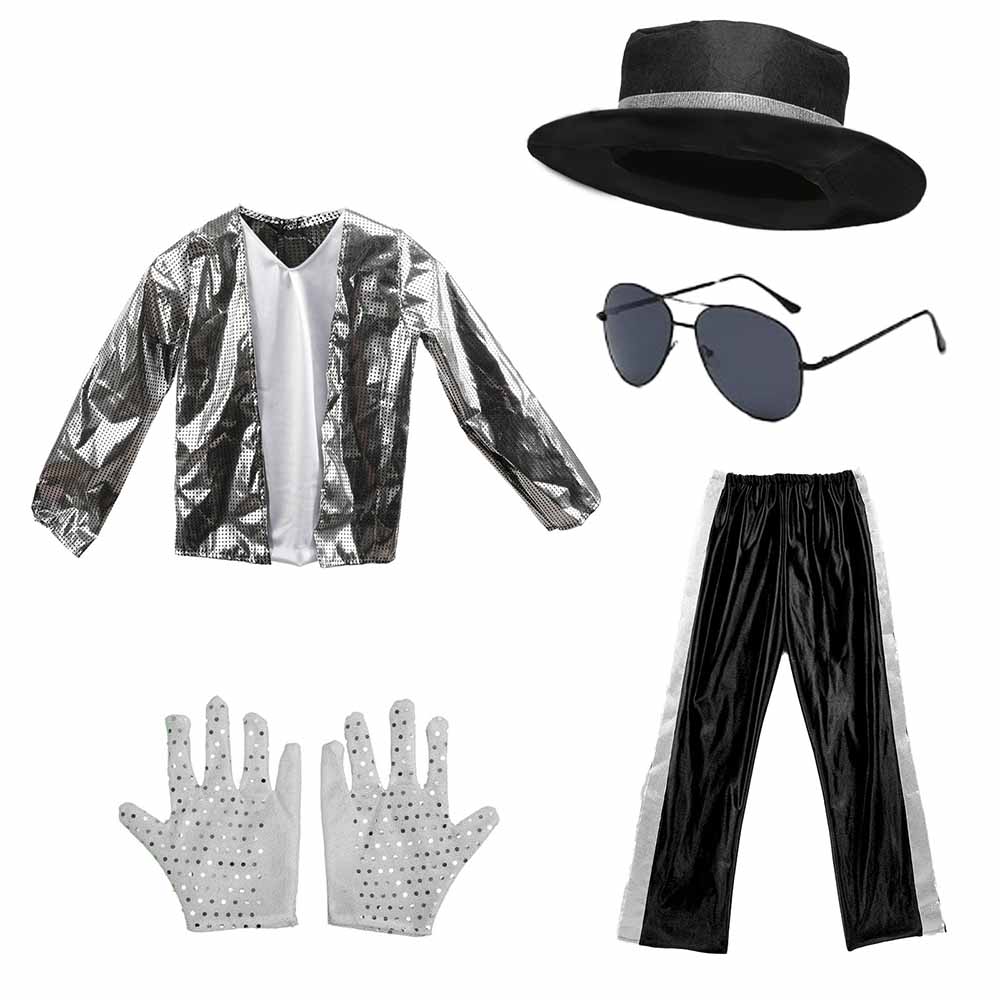 Halloween Retro 70s Disco Cosplay Costume Vintage Print Long Bell Sleeves Hippie Dance Dress with band Party Dress Up