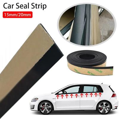 1Pcs Auto Front Rear Windshield Window Edge Weatherstrip Noise Insulation Rain Visor Seal Strip