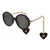 Chain Series Round Frame Fashion Retro Sunglasses Unisex Sunglasses GG0726S-005-56