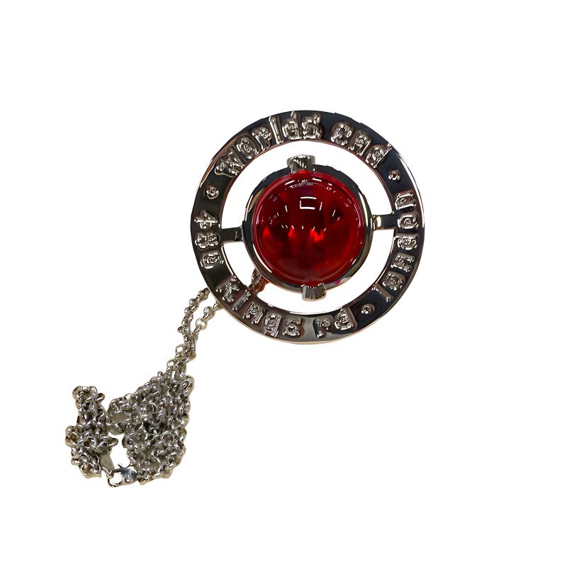 Vivienne Westwood Giant Orb Limited Edition Saturn Transparent Giant Ball Necklace Unisex necklace Red 6302034202P182CN001