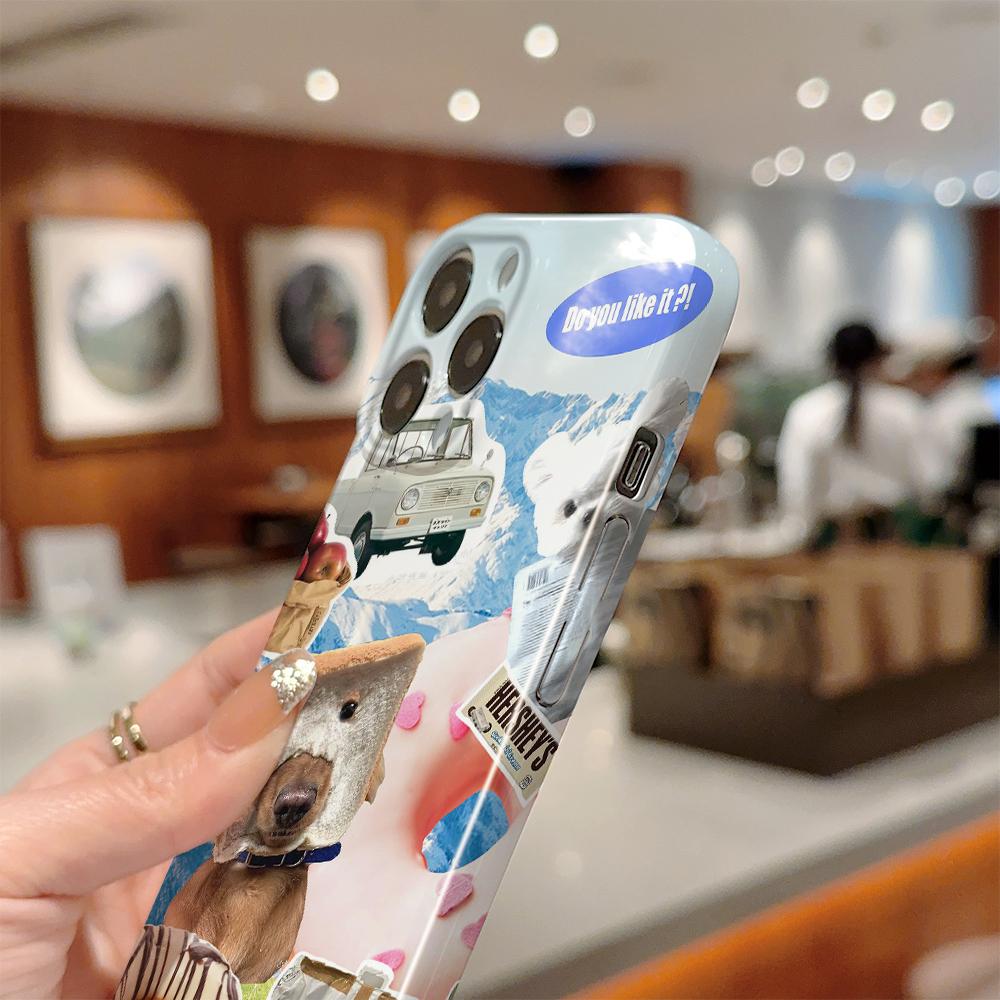 All-inclusive Film Handyhülle Cartoon Mode Design Hartschale Vollabdeckung Kameraschutzhülle für OPPO A60 A96 Reno12 Realme C53 C75