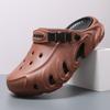 Men Closed Toe Clog Sandals Summer Outdoor Beach Slip On EVA Garden Shoes Non Slip Comfort 40-45 for Outdoor Walking Travel