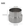 Stainless Steel Chimney Reducer 120mm To 100mm with Heat Resistant and Reinforced Seam for Leak Resistant Ventilation