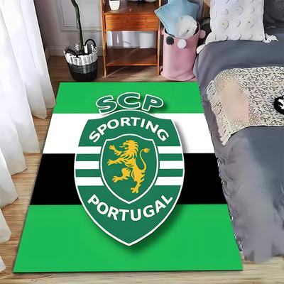"Sporting Portugal SCP Logo Green Carpet for Bedroom or Living Room" Suitable for Use As an Anti-slip for Living Room Bedroom Sofas