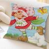 S-Strawberrys S-Shortcakes Pillow Cover Sofa Cushion Cover Home Room Decoration Children Gift