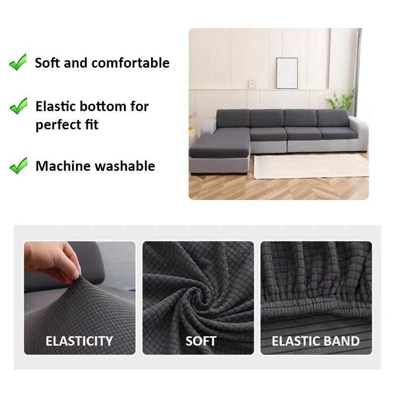 Polar Fleece Sofa Seat Cushion Cover Elastic Sofa Covers for Living Room Pet Kids Mat Chair Cover Furniture Protector 10 Sizes