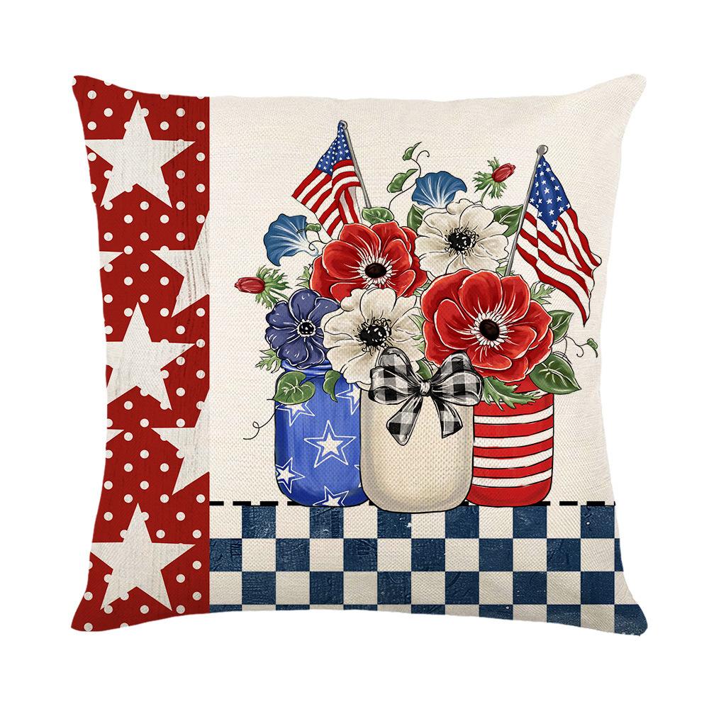 

Наволочка из льна с принтом, наволочка для украшения гостиной, наволочка для подушки в спальню 45*45cm JYM438-4