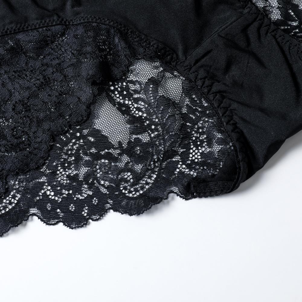 3Pcs/Set Sexy Lingerie Female Seamless Panties Super Large Underwear Women High Waist Lace Hollow Out Underpants Plus Size Brief