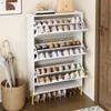 Modern Minimalist Shoe Cabinet, Three Doors, Large Capacity, Golden Cabinet Feet, Stylish and Practical, Suitable for the Entrance Area or Foyer.