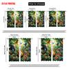 2pcs   plane printing Contemporary Curtains arboreal animal Versatile 100% Polyester (without rod) Holiday for Bedroom &