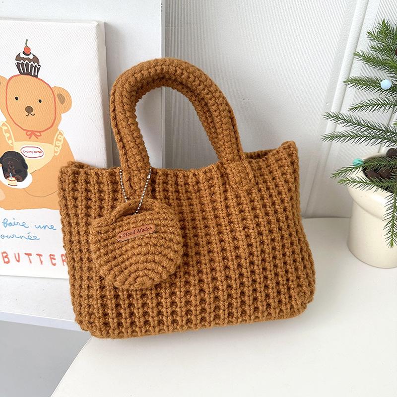 Hand Woven Cute Handbag 30*14*8cm
