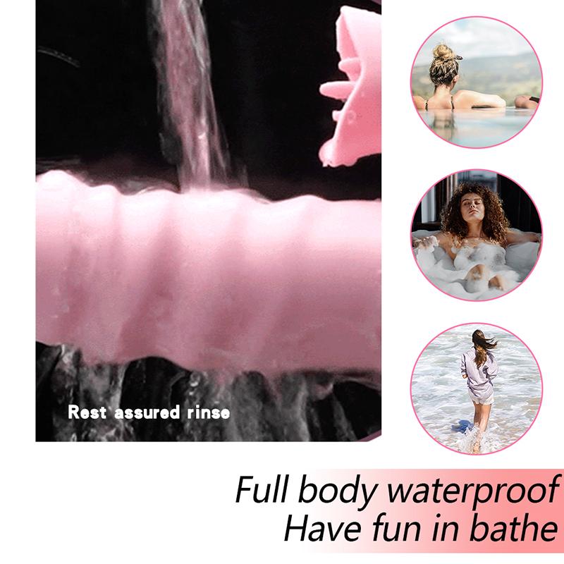 G-spot Vibrator Tongue Licking Telescopic Vaginal Massagers Licking Clitoris G-spot Stimulation Masturbate Dildo SexToy for Women