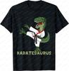 Funny Karate Karatesaurus TRex Graphic Karatist TShirt Casual Fashion Loose Harajuku Hip Hop Punk Unisex Tshirt Soft Y2k Tees