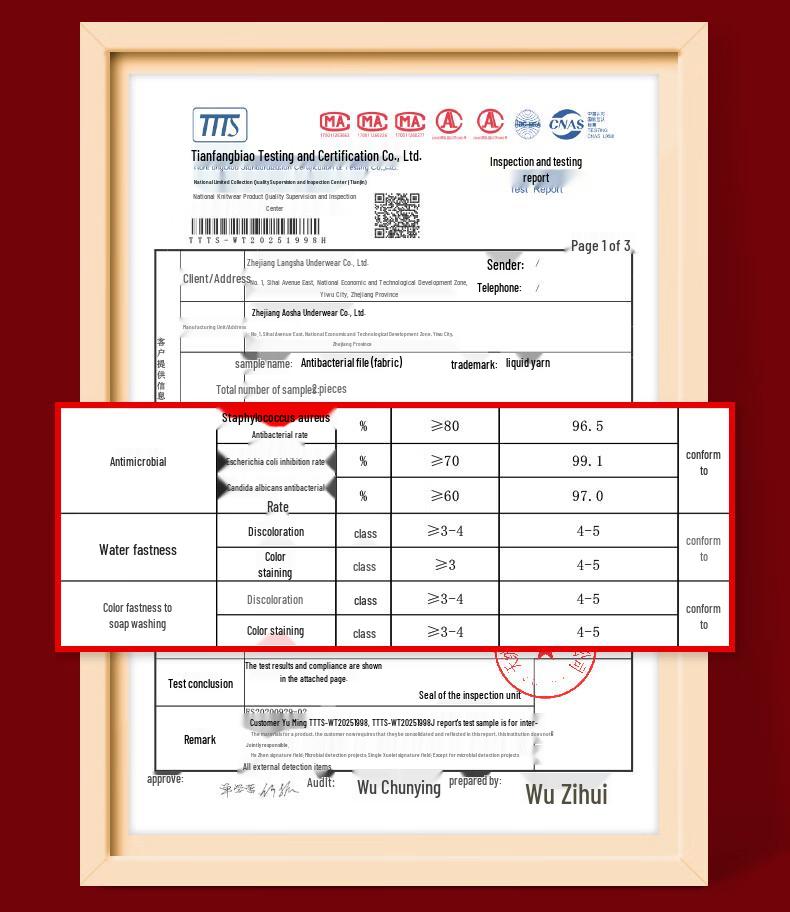 LANGSHA Herren Lucky Red Nahtlose Modal Boxerbriefs