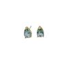 Elegant Teardrop Zircon Stud Earrings - Sleek Design