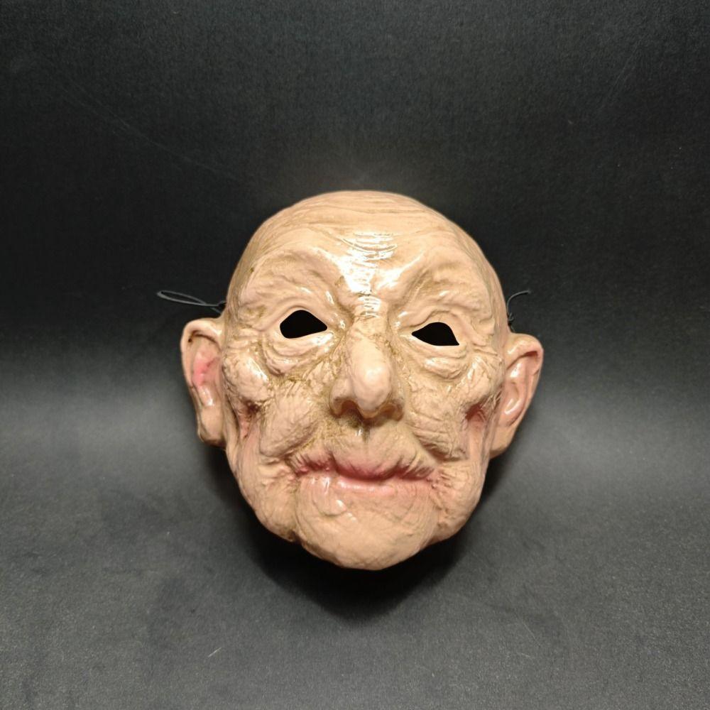 Spooky Old Man Mask Creativity Terrifying Cosplay Mask Halloween Scary Mask Haunted House