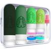 Premium Silicone Travel Bottle Set With Storage Bag Refillable Toiletries Bottles Washable Reusable Perfume Split Bottle Gym
