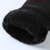 Winter Skiing Gloves for Men  Thickened with Fleece  Outdoor Cycling Windproof and Cold Proof  Touch Screen  Fashionable Five Finger Warm Gloves
