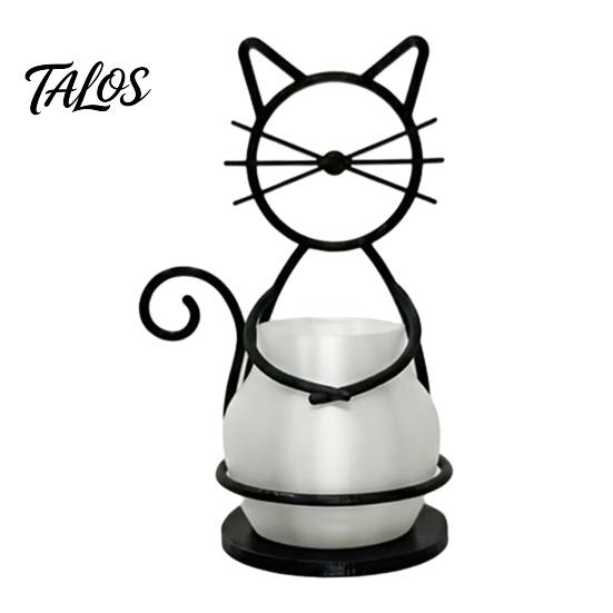 Cat Shaped Pen Holder Flower Pot Holder, Multifunctional Desktop Vase Organizer for Mini Small Plants, Minimalist Stand with Pots, Home Decor