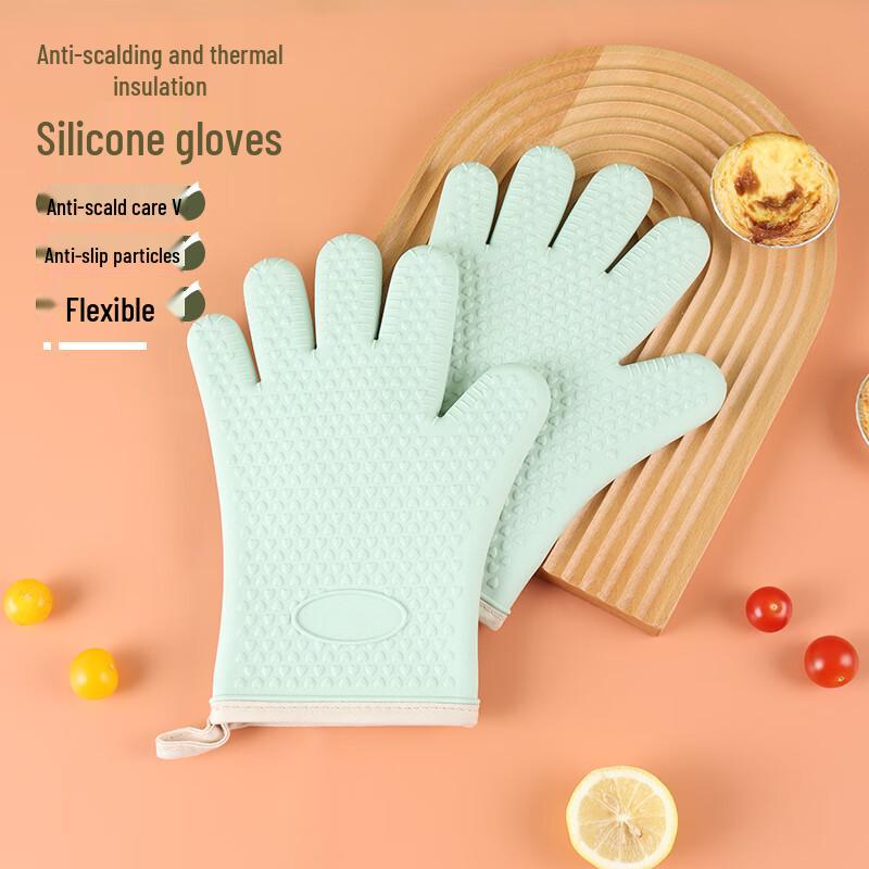 Baijie Hitzebeständige Silikon-Ofenhandschuhe