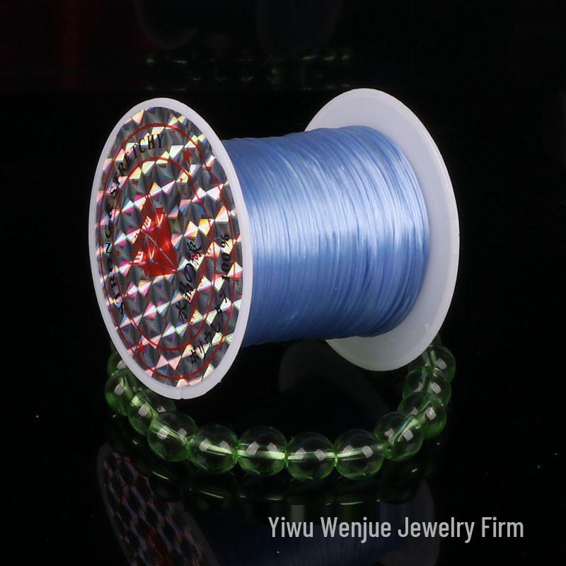 Elastic Cord for Round Crystal Buddhist Beads: Bracelet, Necklace, and Jade Beading String.