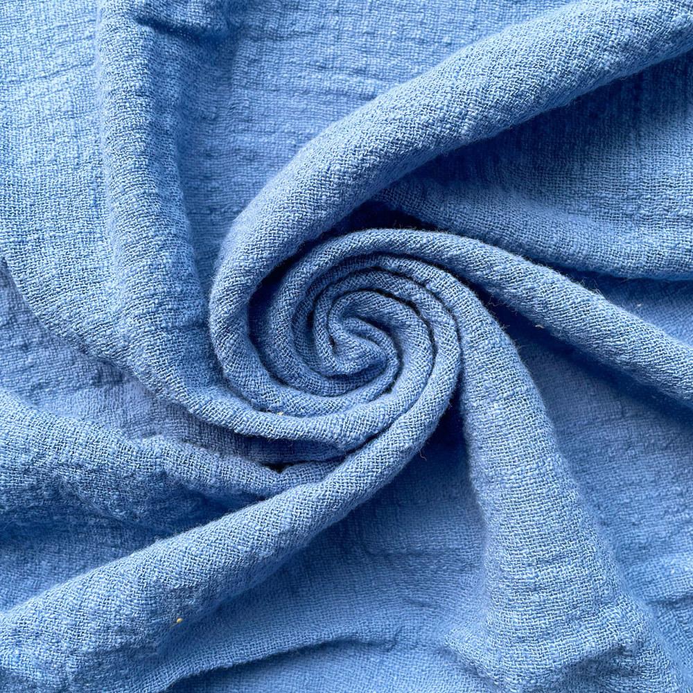 60x45CM Summer Crepe Slub Fashion Thin Linen Cotton Fabric Eco-friendly Soft Breathable DIY Handmade Sewing Craft Making Clothes