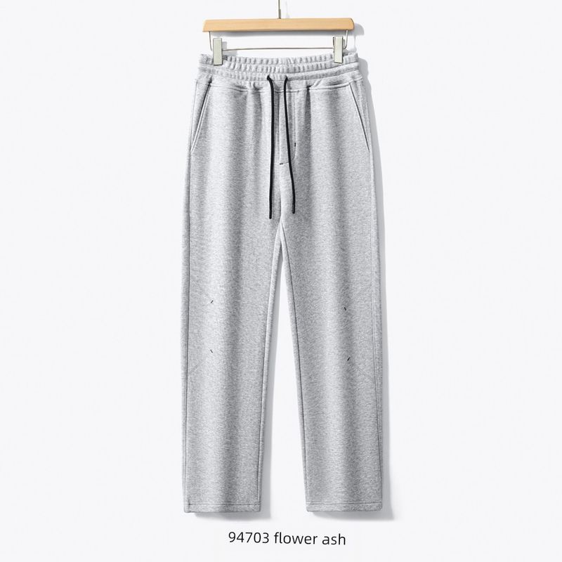 Straight Knit Sports Pants Men 2024 New Spring and Autumn Wide Leg Loose Pants Export Men's Pants Casual Pants