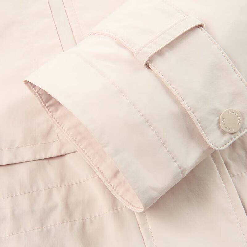 HAZZYS Women's 2025 Spring Drawstring Hooded Casual Jacket