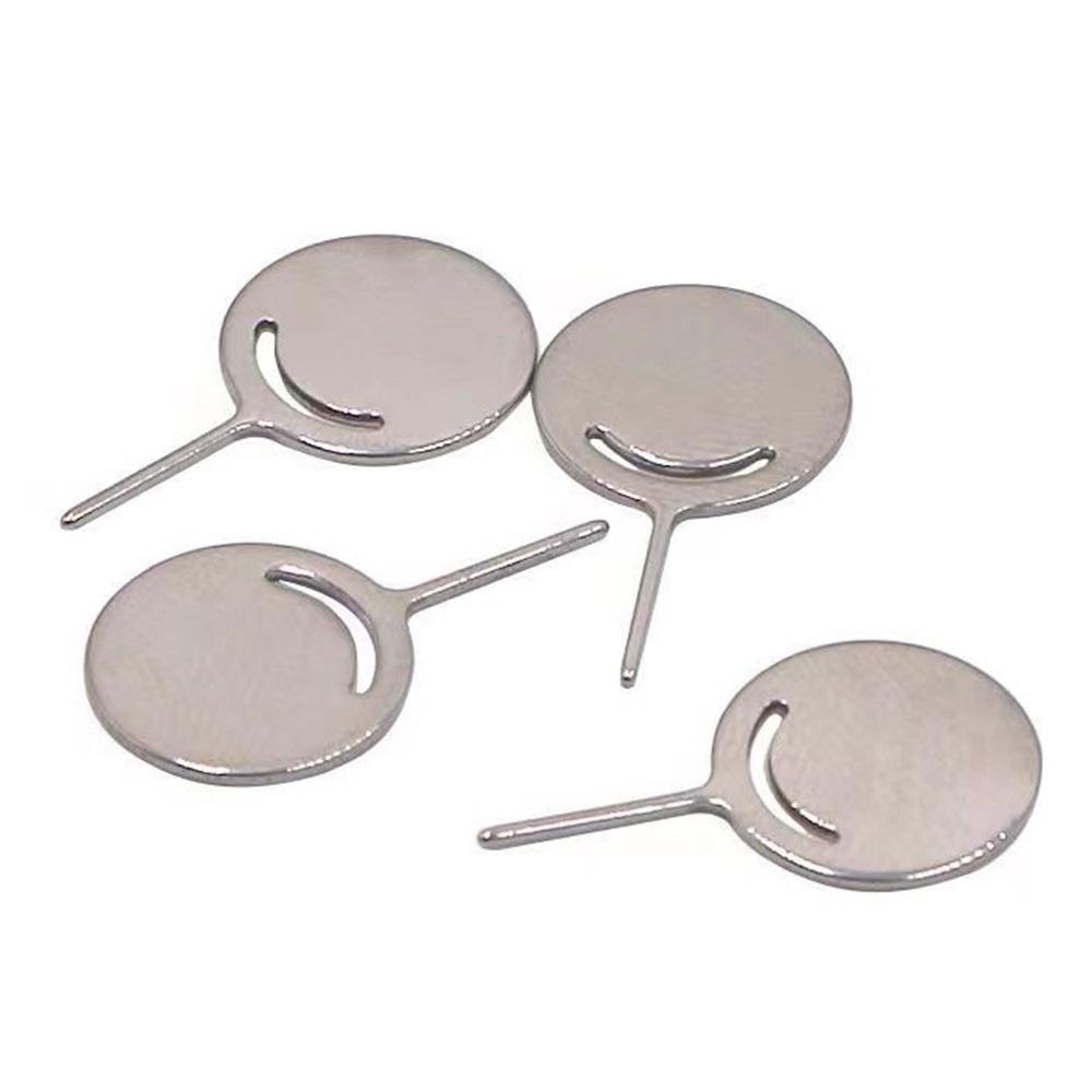 100Pcs Portable SIM Card Tray Ejector Pin Anti-Lost Ejecting Removal Needle  Phone Key Tool